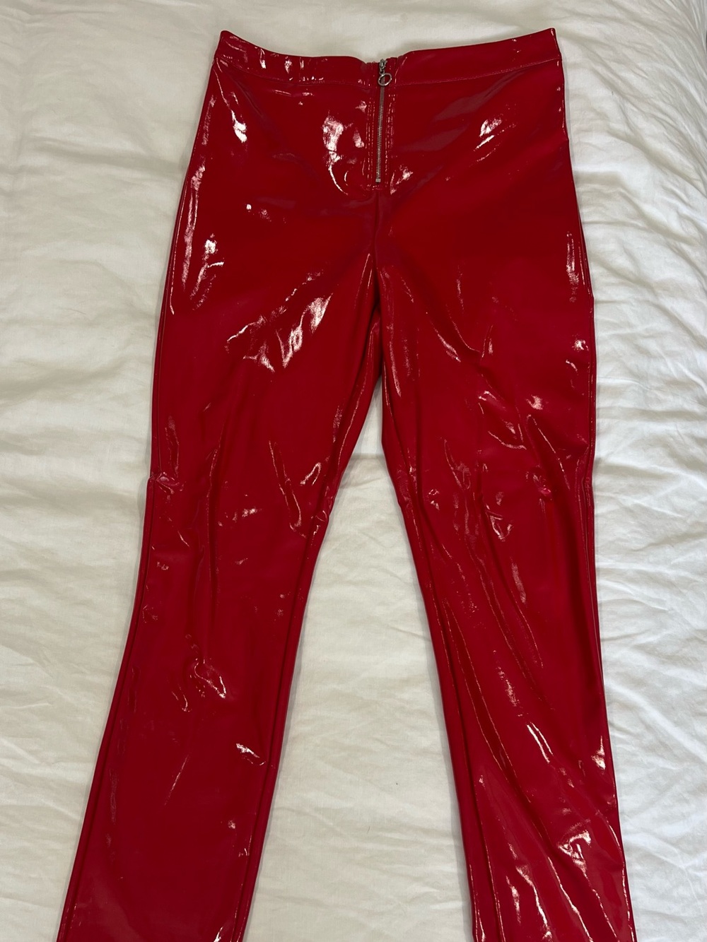 Sorella Red Patent Vinyl Pants